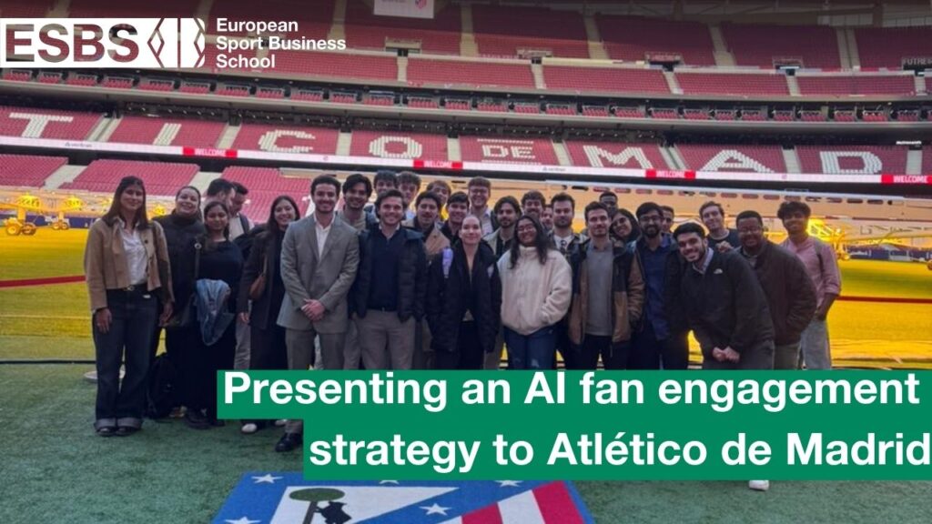 Presenting at Atletico de Madrid