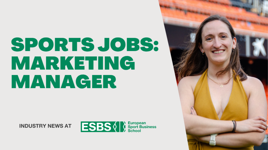 ¿Qué hace un sports marketing manager?